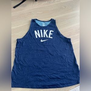 Navy nike tank top